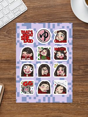 Emote Sticker sheet 1
